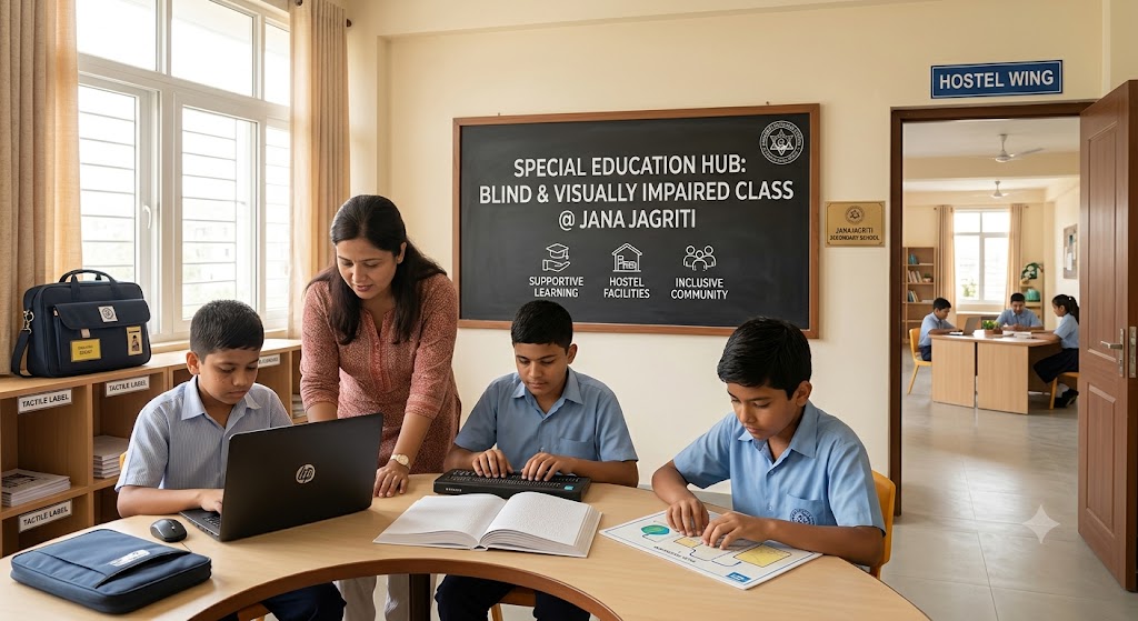 Special Class for Blinds with Hostel